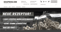 Desktop Screenshot of geilepreise.com